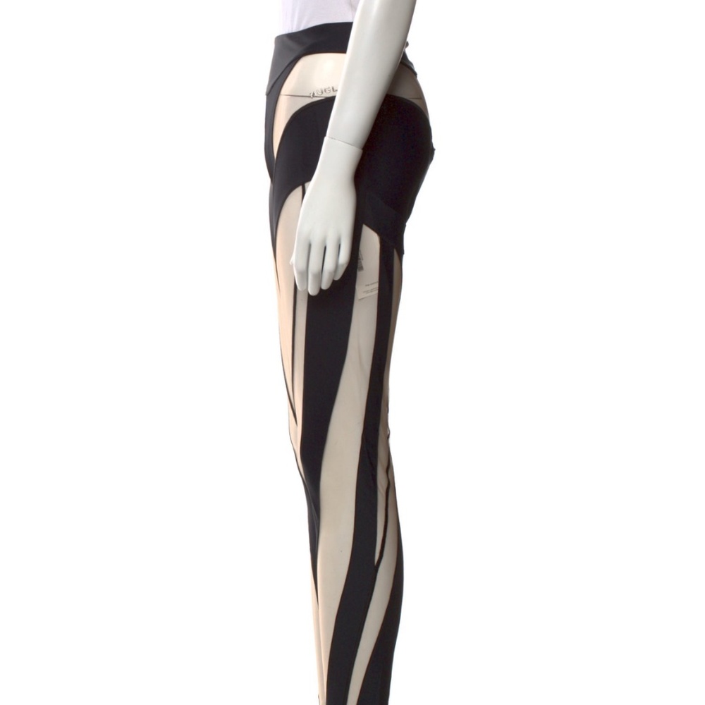 Mugler Striped Skinny Leg Pants w/ Tags